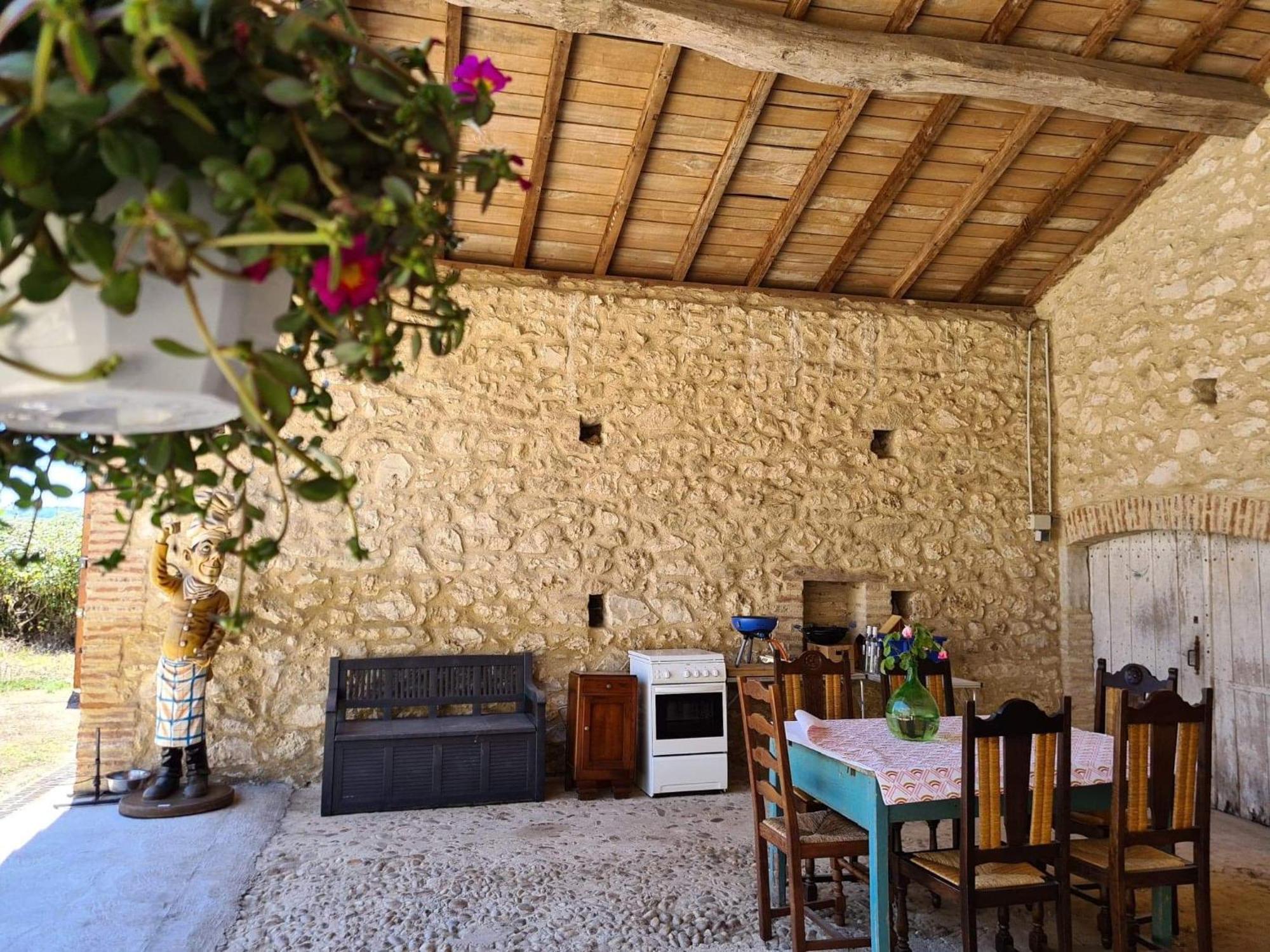 Le Coq En Repos Bed & Breakfast Saint-Sylvestre-sur-Lot Екстериор снимка